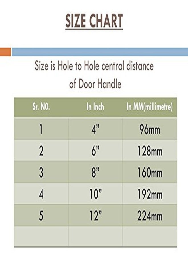 فاست مقبض سحب للخزائن من الفولاذ المقاوم للصدأ والمطلي بالكروم من FAST CP33 للأبواب والأدراج (8 بوصة) - Image 3